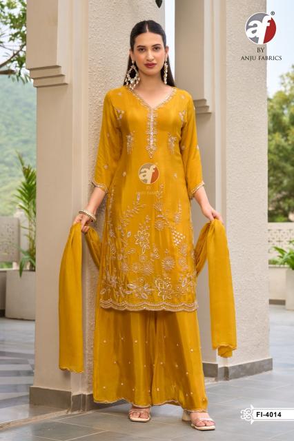 Anju fabrics FI 4014 kurti wholesaler in gandhi nagar